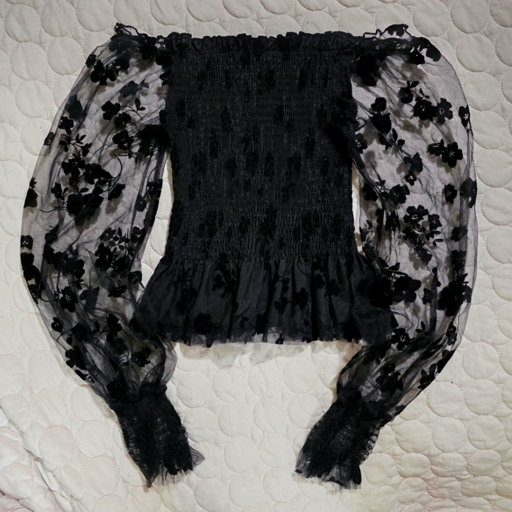 Whimsigoth Alternative Floral Long Sleeve